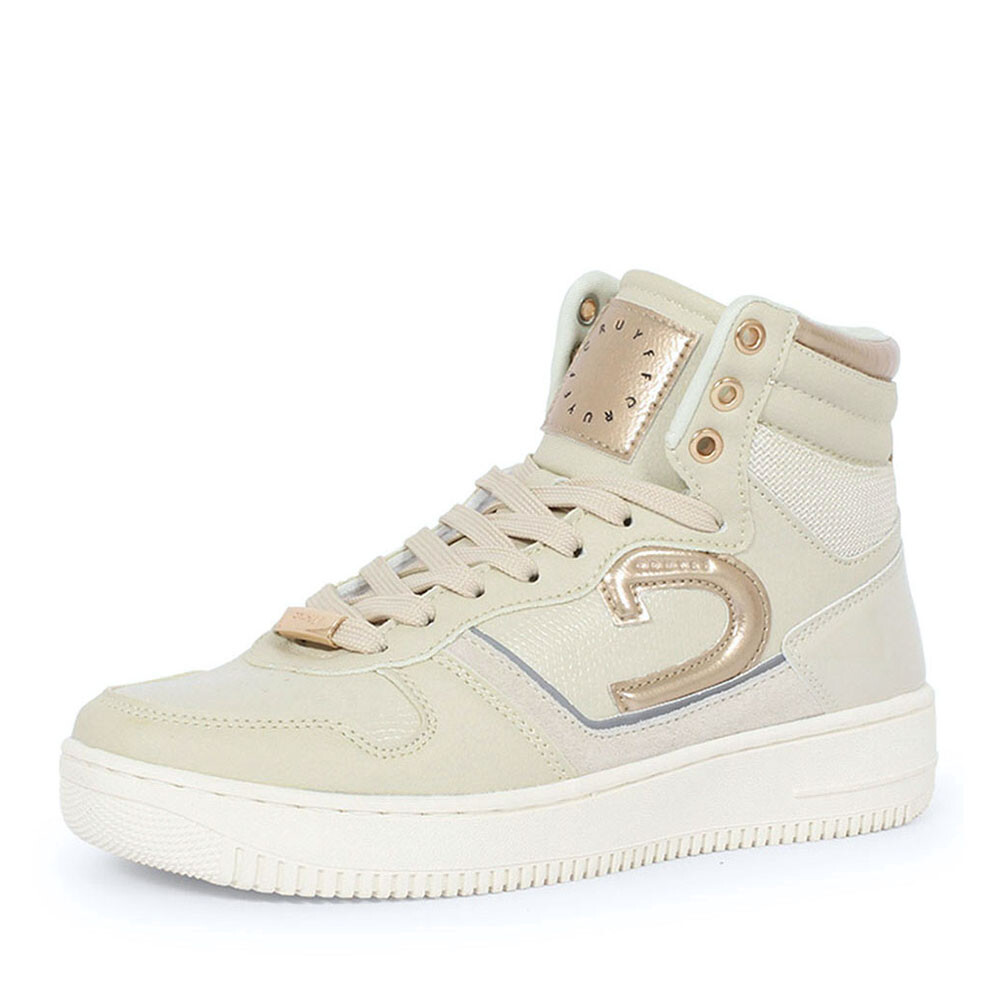 Cruyff Campo High Lux Dames Sneakers Beige-37