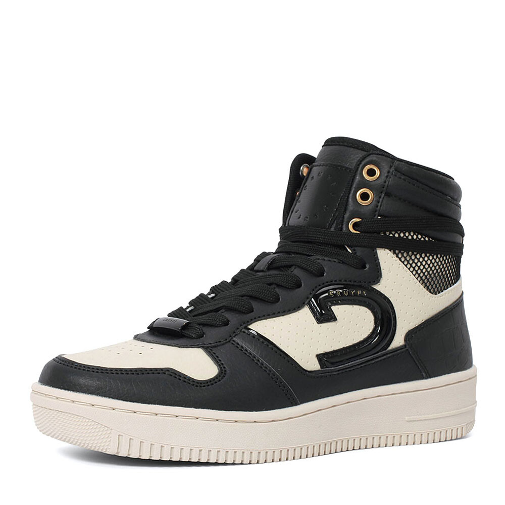 Cruyff Campo High Lux dames sneakers zwart-38 Cruyff Campo High Lux dames sneakers zwart-38