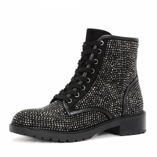 Steve Madden ozzy veterboot zwart