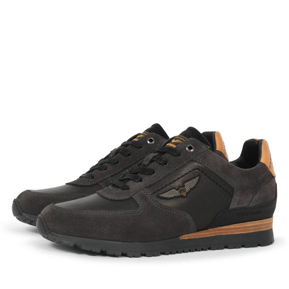 PME Legend LOCKPLATE Sneaker Zwart PME PBO215004 999 Black Schoenenwinkel