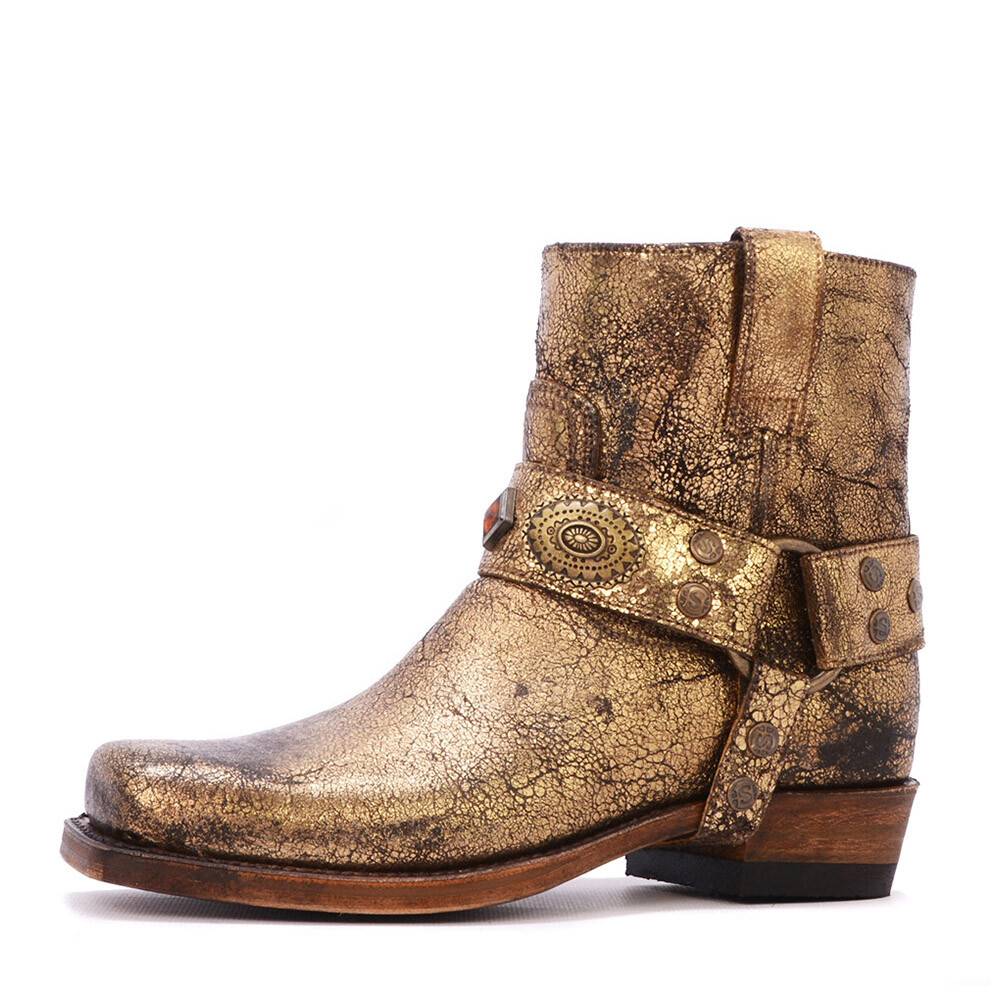 wol winkel zwaard Sendra Goudkleurige Boots - Sendra Enkellaars