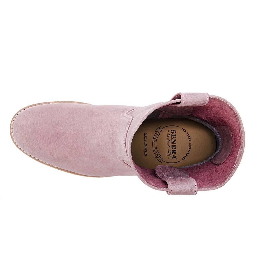 toelage Trottoir auteur Sendra boots 13012 roze enkellaars