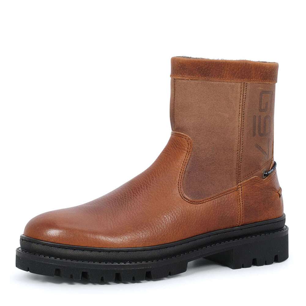 Gaastra Bering High Zip heren boot - Cognac - Maat 47