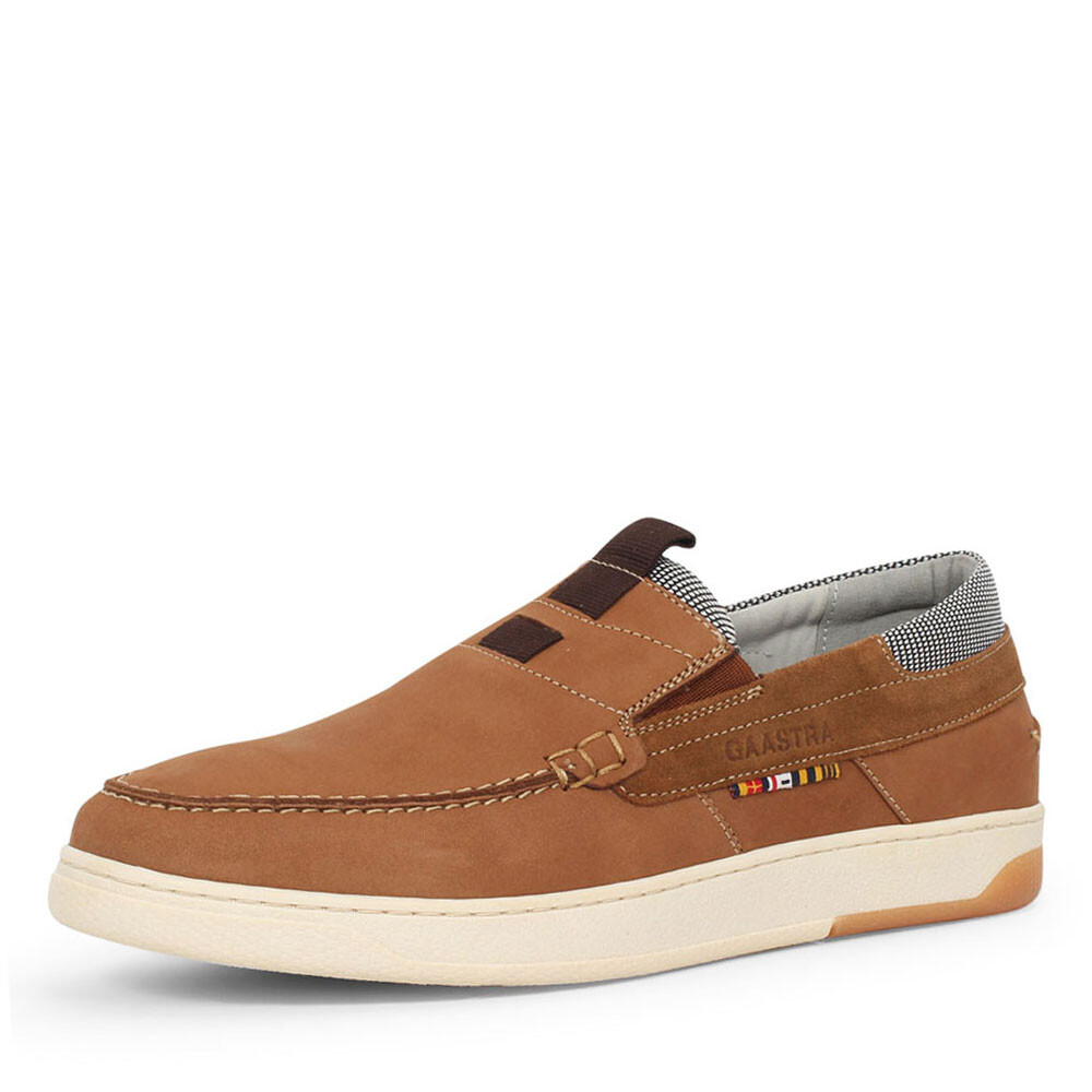 Gaastra Gemini heren instapper slip-on cognac-40 Gaastra Gemini heren instapper slip-on cognac-40