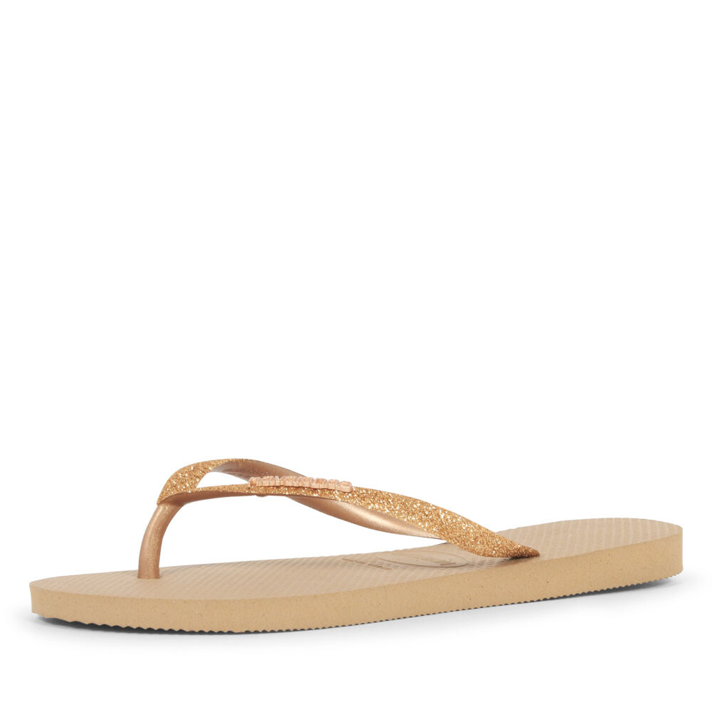 Havaianas slim glitter teenslippers rose gold-35/36 Havaianas slim glitter teenslippers rose gold-35/36