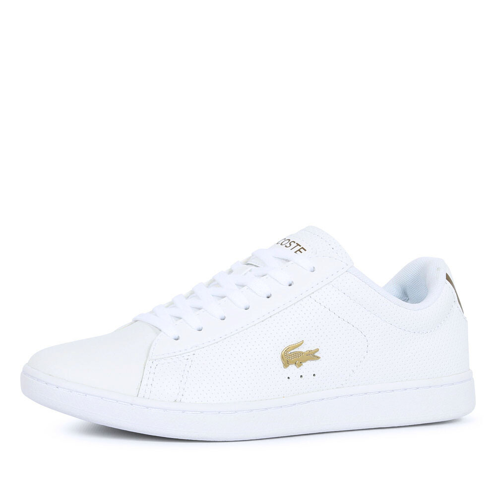 Lacoste carnaby evo dames sneakers wit-36