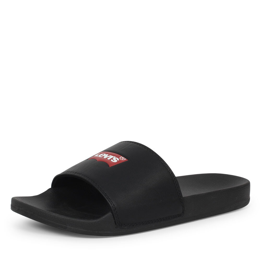 Levi's June Batwing badslipper zwart-44 Levi's June Batwing badslipper zwart-44