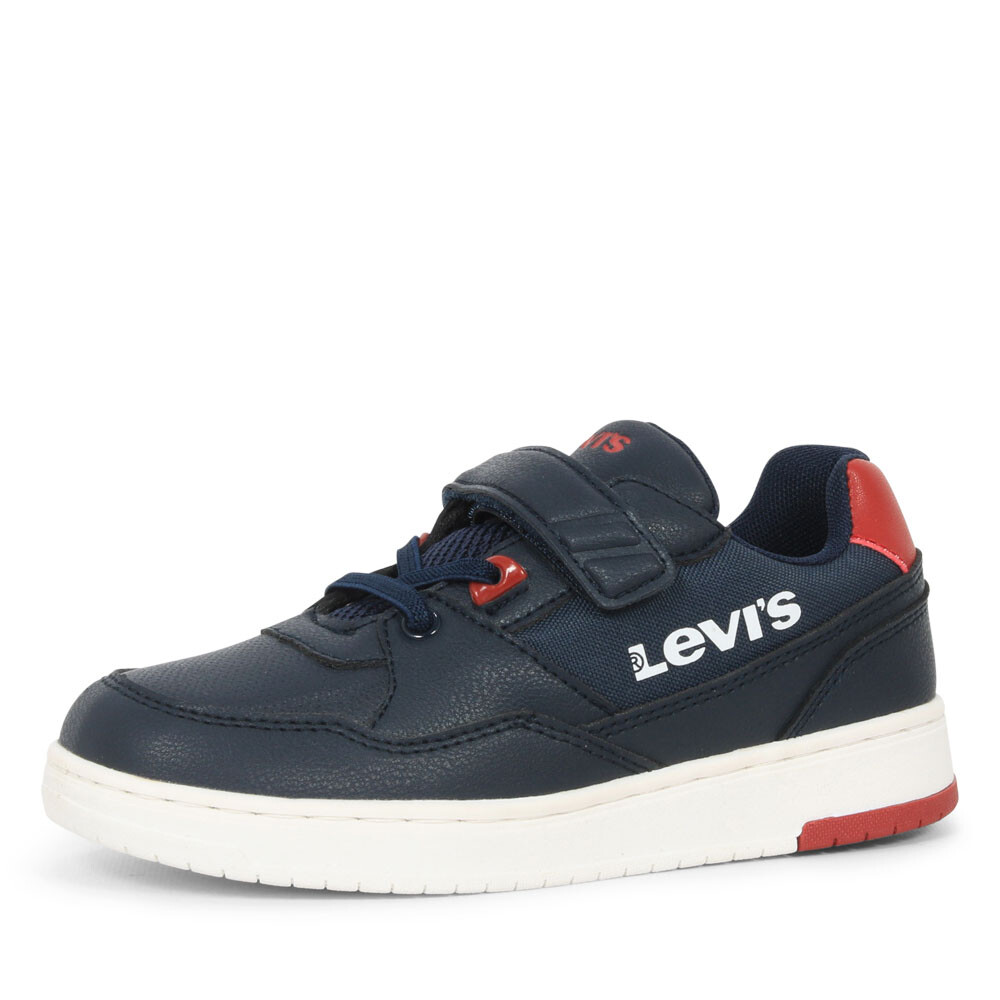 Levi&apos;s shot lage jongens sneaker blauw-29