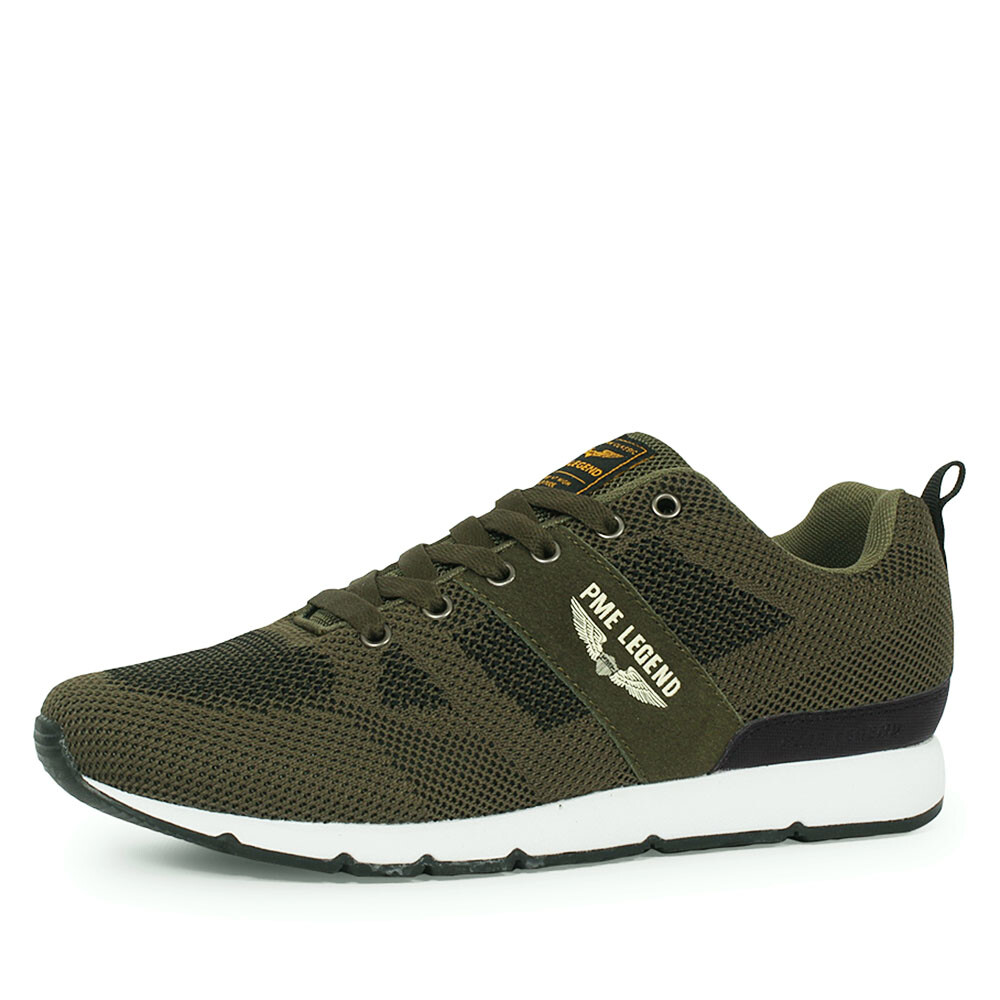 PME Legend Danville Lage Sneakers - Army / Groen - Herenschoenen - Maat: 41
