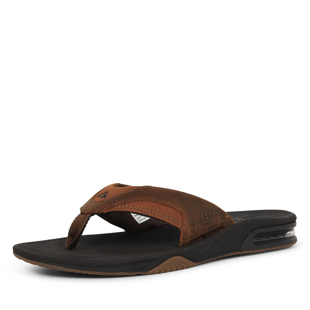 Reef Fanning heren slippers bruin-40 Reef Fanning heren slippers bruin-40
