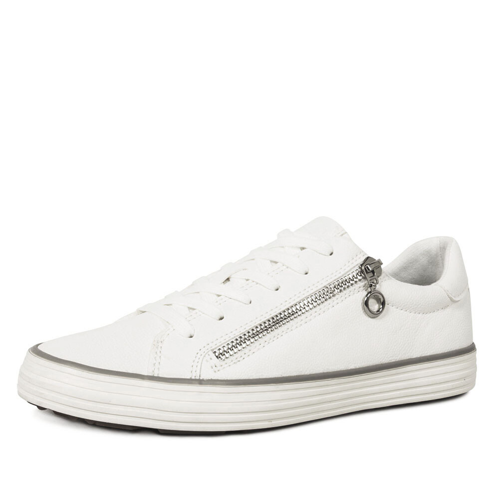 s Oliver lage witte sneaker