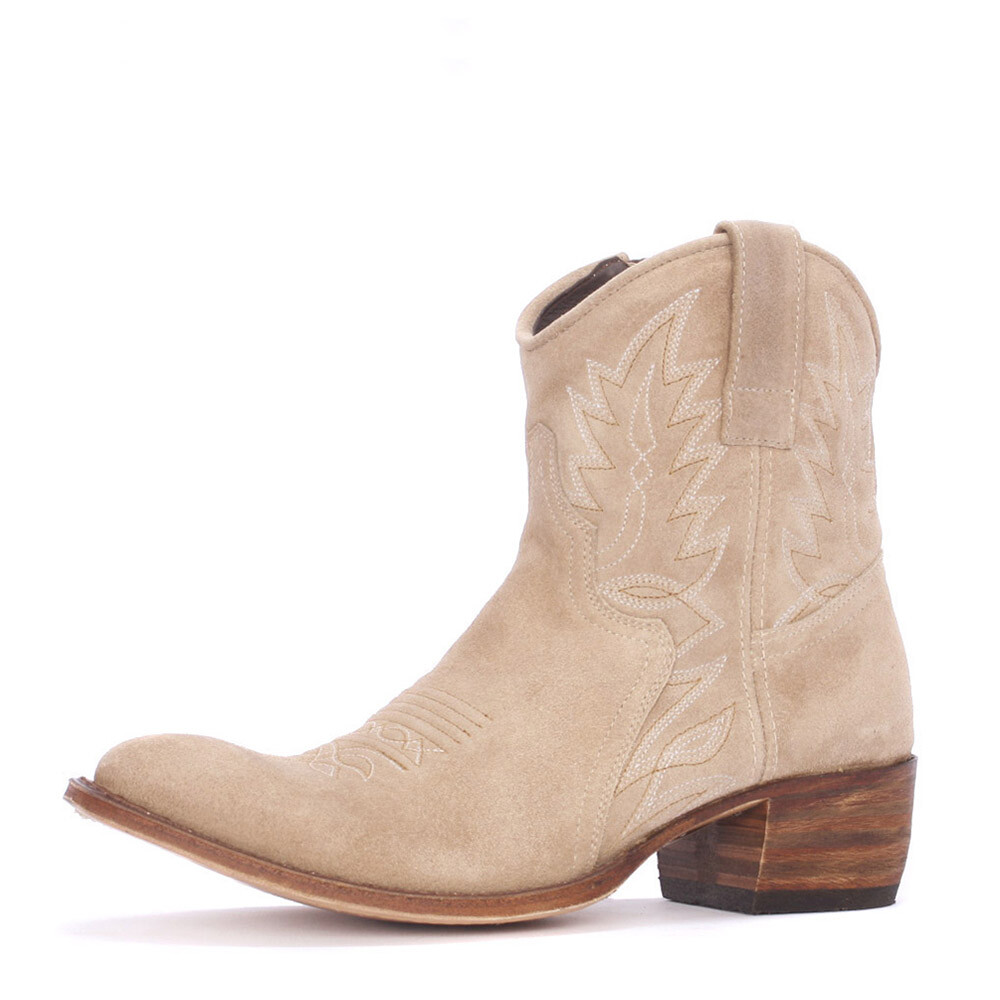 Sendra 10163 beige enkellaarzen-36 Sendra 10163 beige enkellaarzen-36