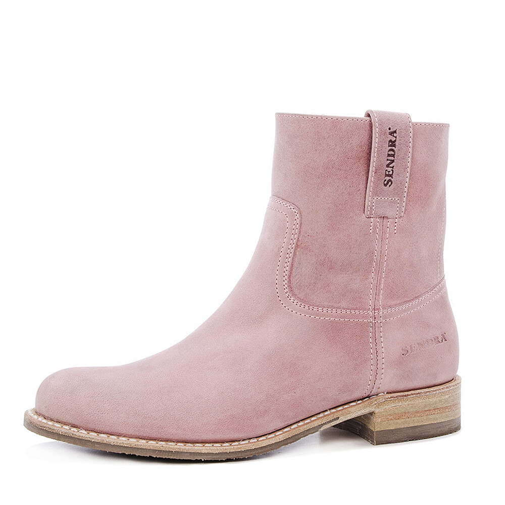 Sendra boots 13012 roze enkellaars