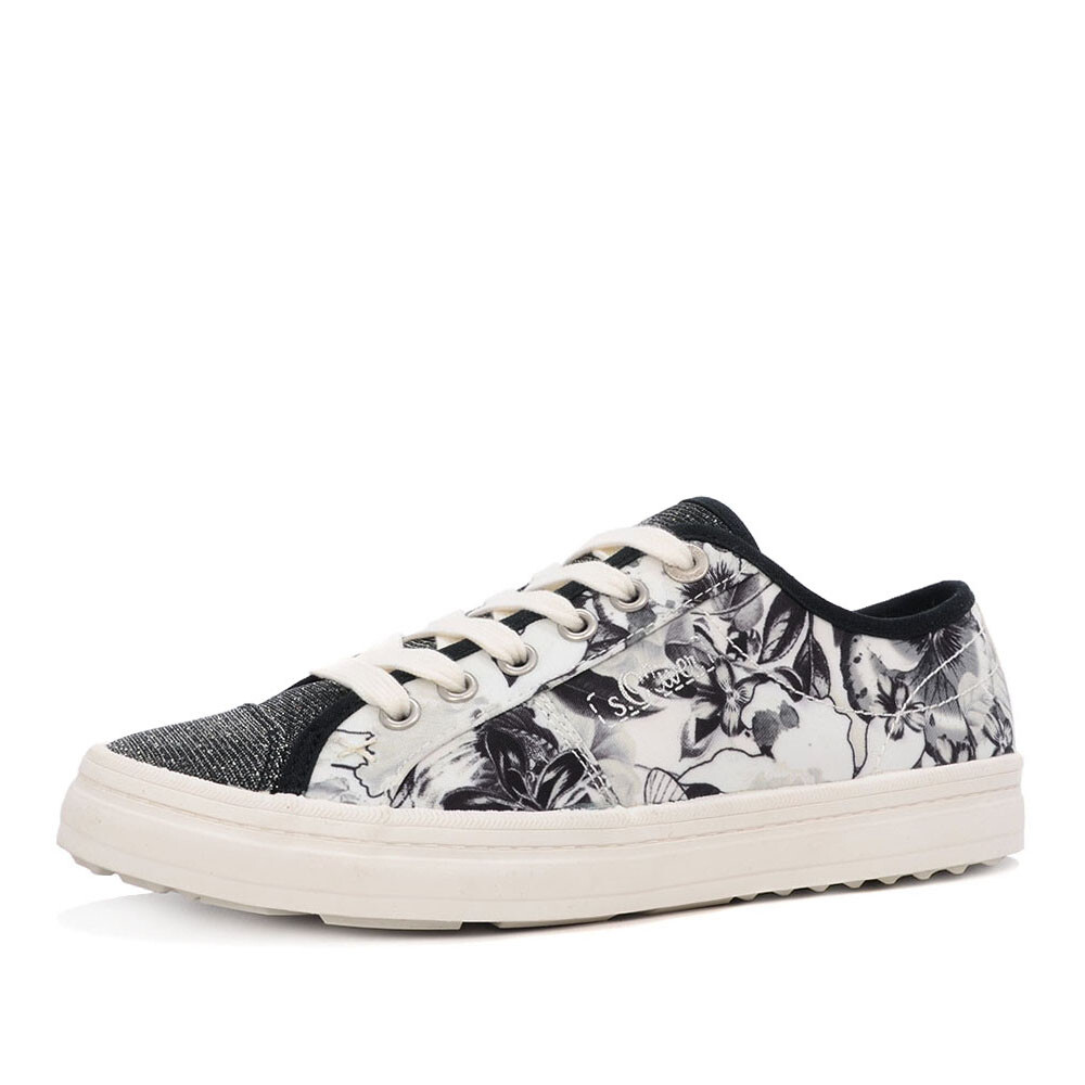 s Oliver bloemenprint sneakers