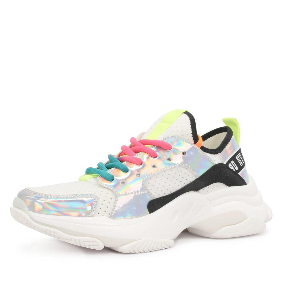 Steve Madden ajax sneaker wit multi-36