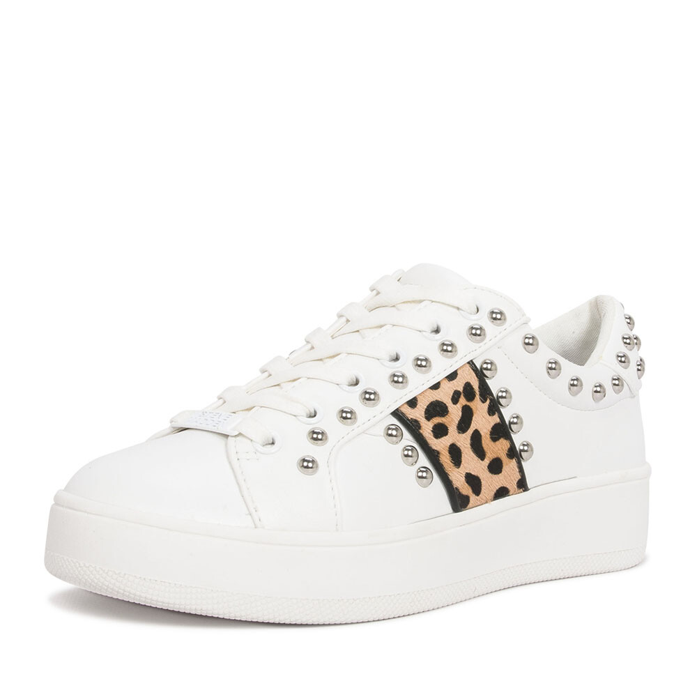 Steve Madden belle sneaker wit leopard-38