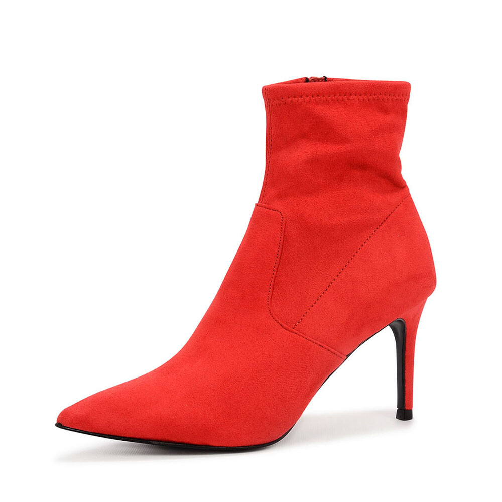 Steve Madden Dames Enkellaarsjes Lava Ankleboot Rood
