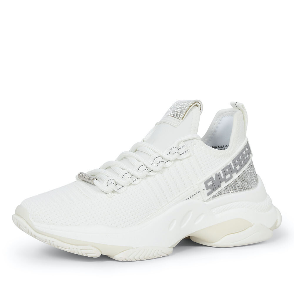Image of Steve Madden Maxilla-R white dames sneaker